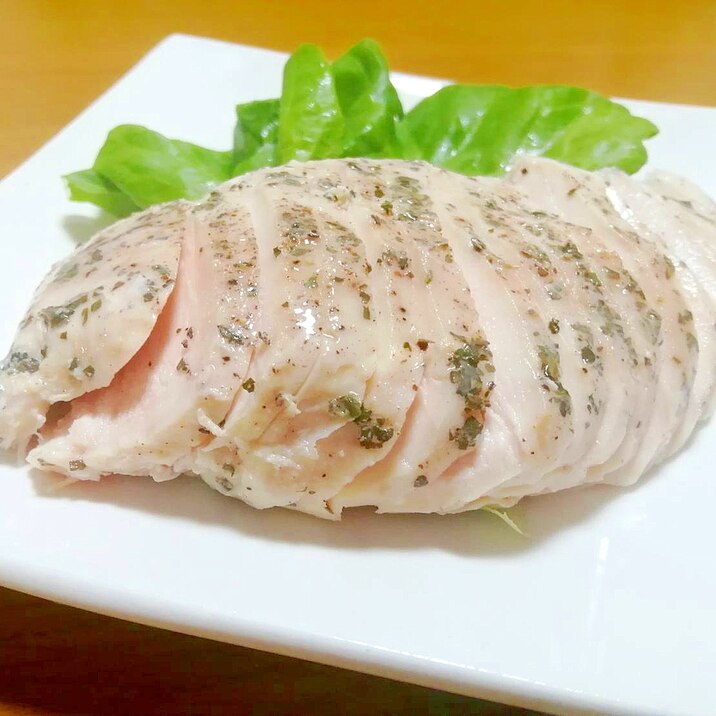 低温調理 サラダチキンのバジルペッパー レシピ 作り方 By Fumi 楽天レシピ 低温調理 サラダチキンのバジルペッパー レシピ 作り方 By Fumi 楽天レシピ